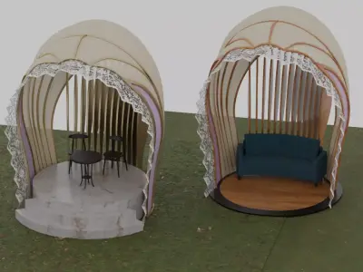 The Ladys Gazebo 3D model