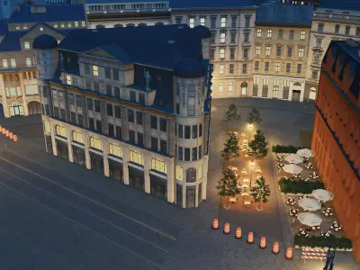 Schildergasse Low-poly 3D model