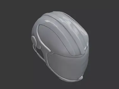 Sci Fi Helmet 3D Printable  3D print model