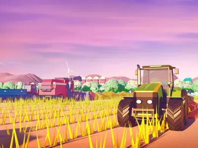 Farm Low-Poly 