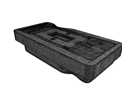 SciFi Handheld Electronic Device Low-poly 3D model