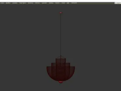 MESHMATICS CHANDELIER Low-poly 3D model