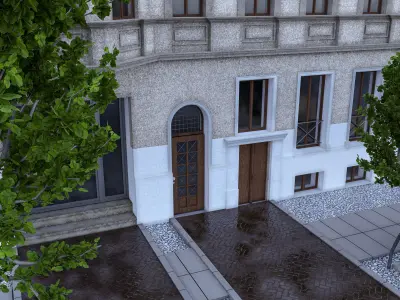 Berlin street building NO104 3D model