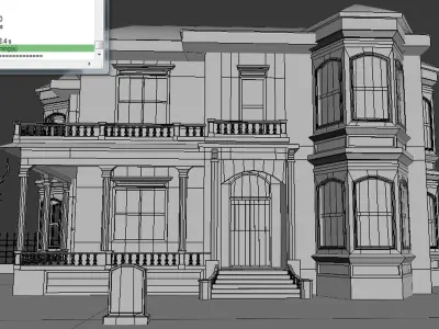 haunted house model 3D model