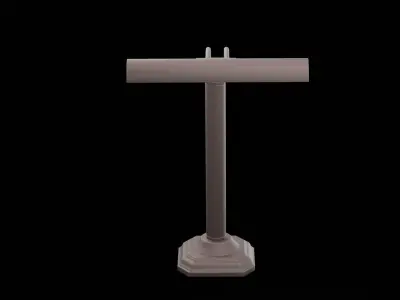 Desk Lamp Low-poly 3D model 20