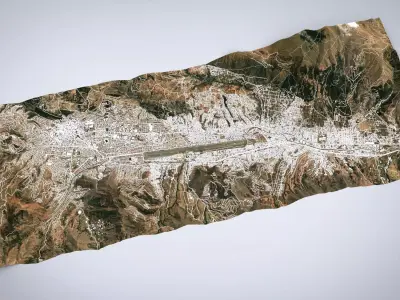 Cityscape Cusco Peru 3D model