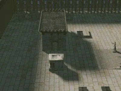 Temple of Bel game ready PBR 3D model