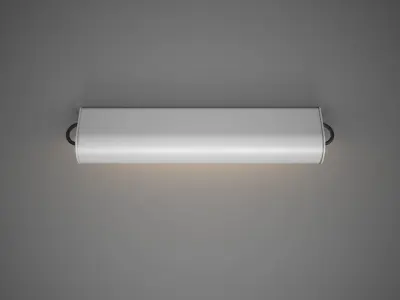 Charlotte Perriand Applique Cylindrique Longue Wall Lamp 3D model