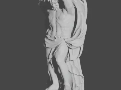 Atlas statue 3D print model
