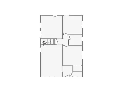 Simple Interior Sketch - 2001-2500 SF - Xactimate - Matterport 3D model