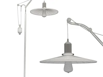 Retro minimalist american family 3D model