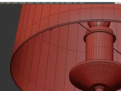 Alfa Selva sconce Low-poly 3D model