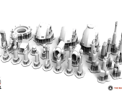 Feudal Guard - Defense Turret 3D print model