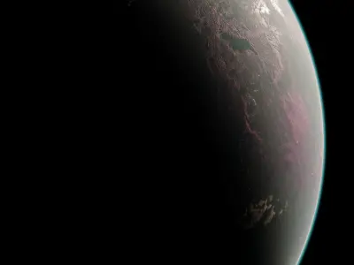 Planet Io 12K 3D model