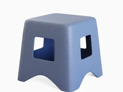 Plastic Stool 03 3D model