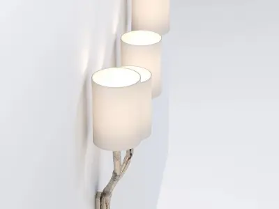 Twig Wall Light 3D model