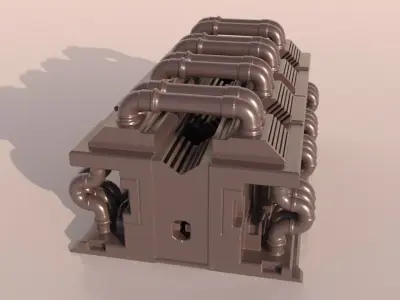 SCI-FI PROPS for 3Dprint 3D print model