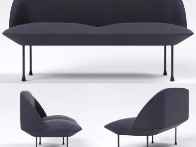 Muuto Oslo Sofa 3D model