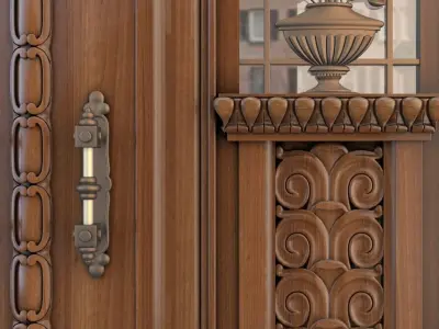 Classic Doors 3D model