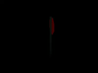 Low Poly Stop Sign Low-poly 3D model