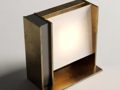 Glam Venicem floor Lamp Low-poly 3D model