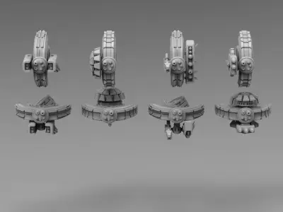 Modular Greater Good alt drones construction kit 3D print model