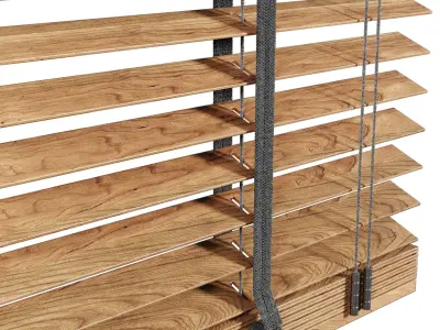 Wooden Blind 120cm 3D model