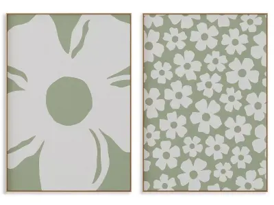 Abstract Painting Frame set 3D model 427