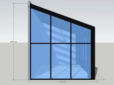 Warm wintergarden 3D model