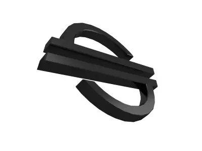 Stellar Coin v1 007 Low-poly 3D model