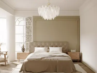 French bedroom 3D model purchase
