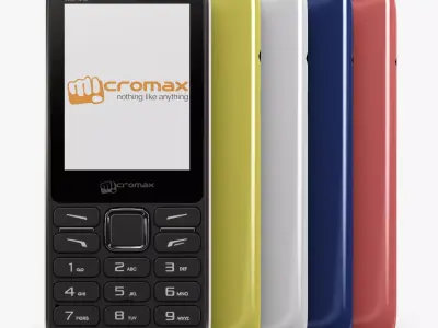 Micromax X245 Low-poly 3D model