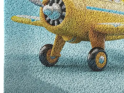 Kids Carpet Set 49 3D model