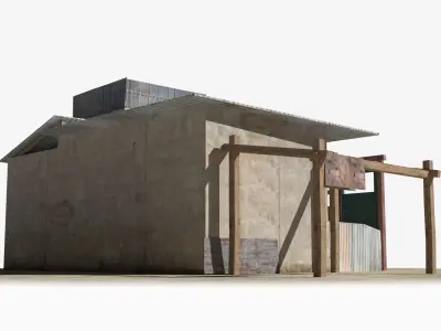 Slum x16 Low-poly 3D model