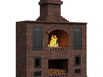 Baebque 01 3D model
