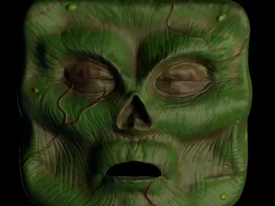 Zombie Minecraft Low-poly 3D model