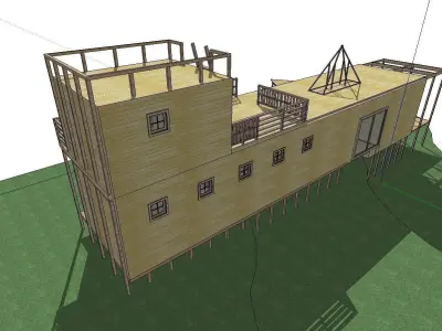 Creative Design-Holiday Cabin-0132 3D model