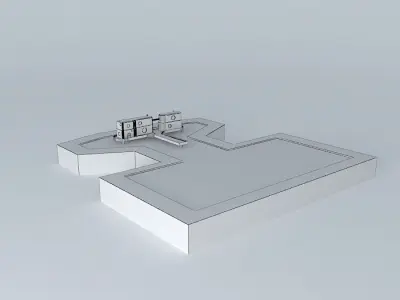 The Futuristic Manor House Free 3D model