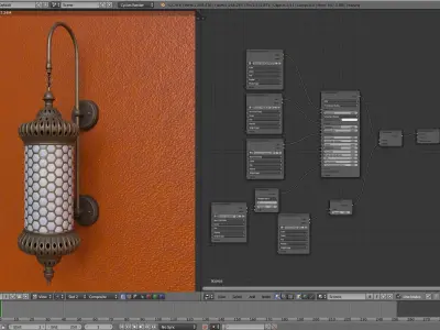 Maroccan Wall Sconce 3D model