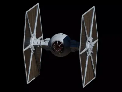 TIE Fighter 3D model