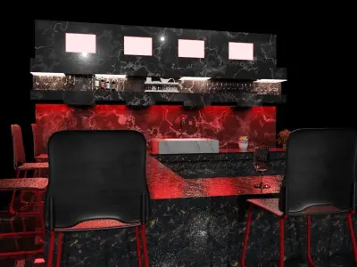 kitchen modern 3D model