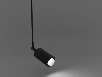 Directional Spotlight Low-poly 3D model