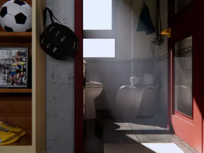 bathroom interior 3D model