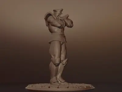 BISON - STREET FIGHTER 3D print model