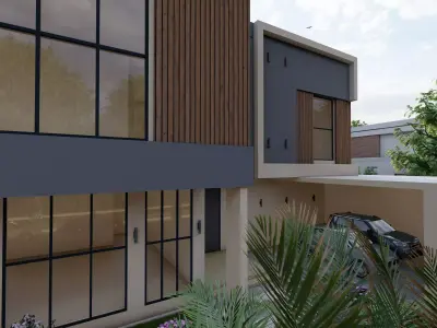 MODREN VILLA 3D model