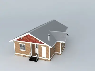 Modern Bungalow Free 3D model