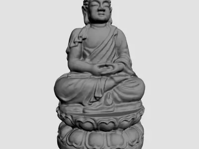 Buddah Statuette 3D model