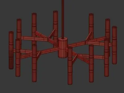 Draven Chandelier 3D model