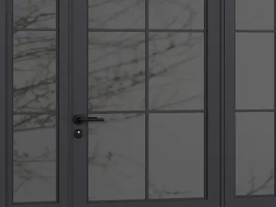 Entrance door set91 3D model