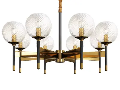Chandelier Gola 8 Low-poly 3D model